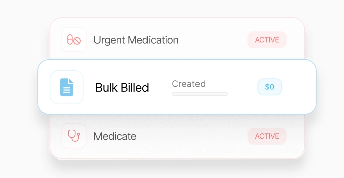 We are fully Bulk Billed and Medicare compatible